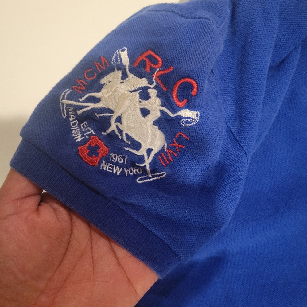 Polo ralph lauren cotton mesh polo shirt size S in kids - Picture 3 of 4